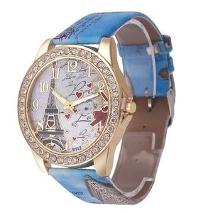 ❣❣Bling Rhinestone Accented Eiffel Tower Ladies
